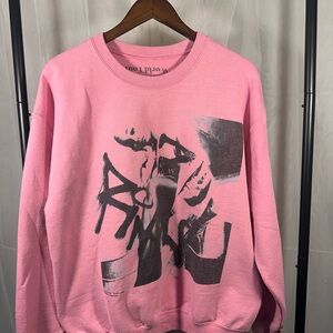 Pink Graphic Sweatshirt